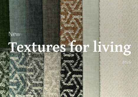 nuevo muestrario de tejidos Textures for living